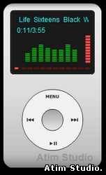 Atim Studio Classic White Player Flash MP3