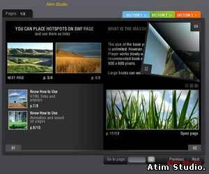 Atim Studio Web Page Flip Album Image Gallery исходник